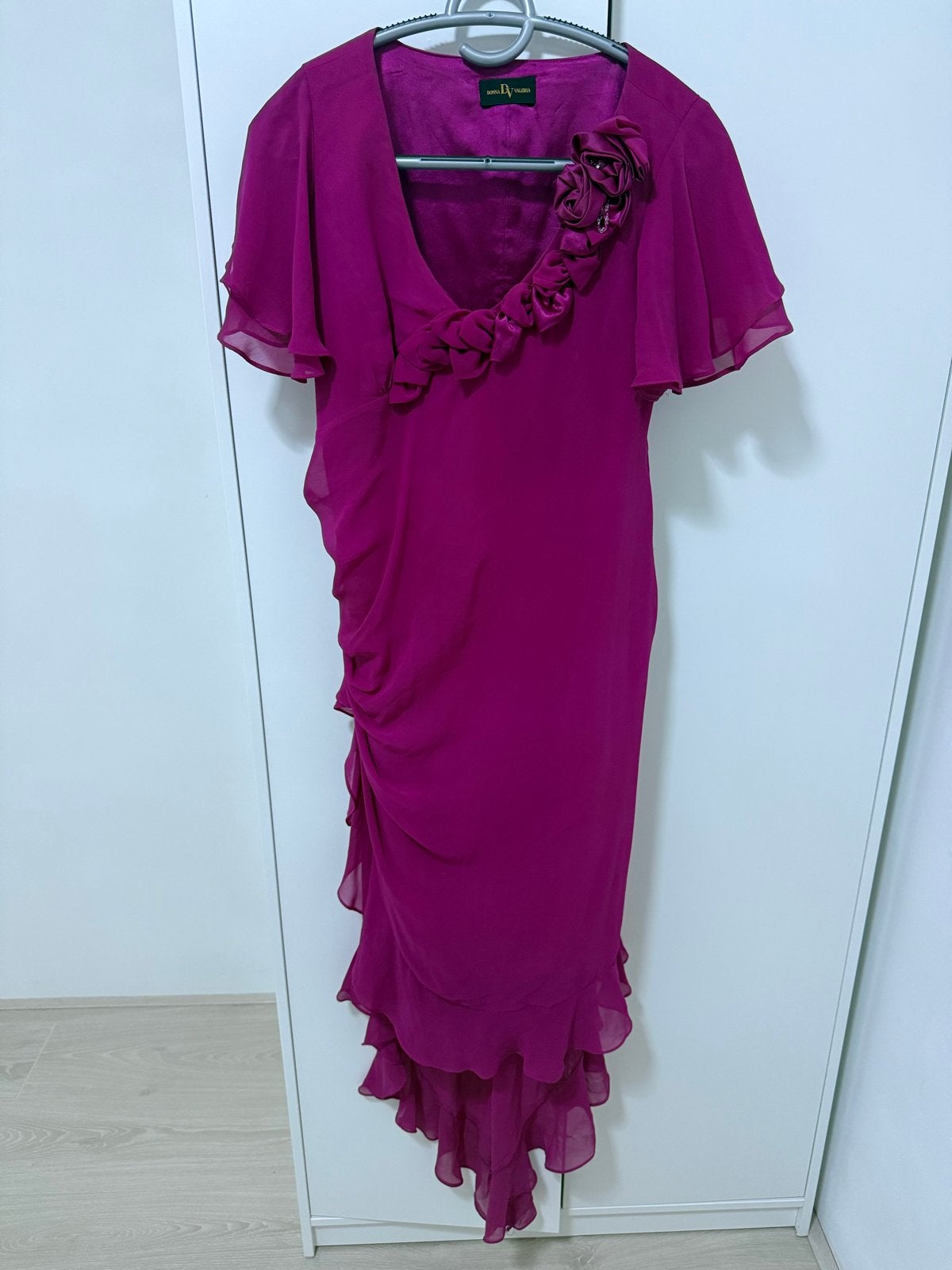 Prachtige Donna Valeria Jurk, Paars, Maat 42/44 (L), Nieuw, Ophalen of Verzenden