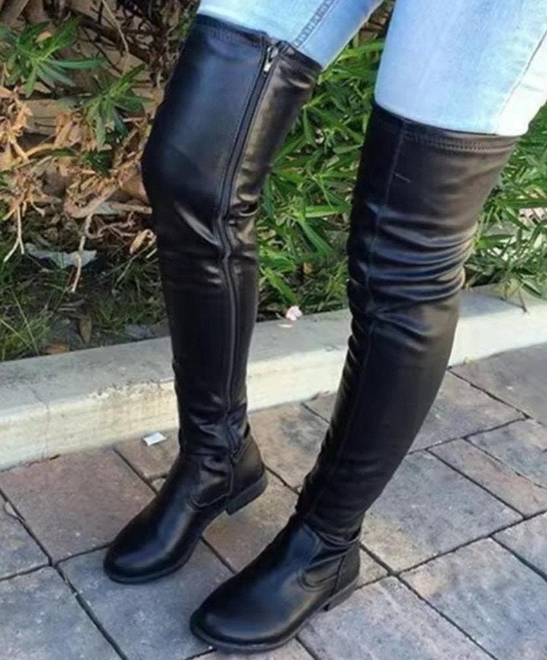 Hoge Leren Dijlaarzen, tm 46!, Kleding | Dames, Schoenen, Verzenden, Nieuw, Lage of Enkellaarzen