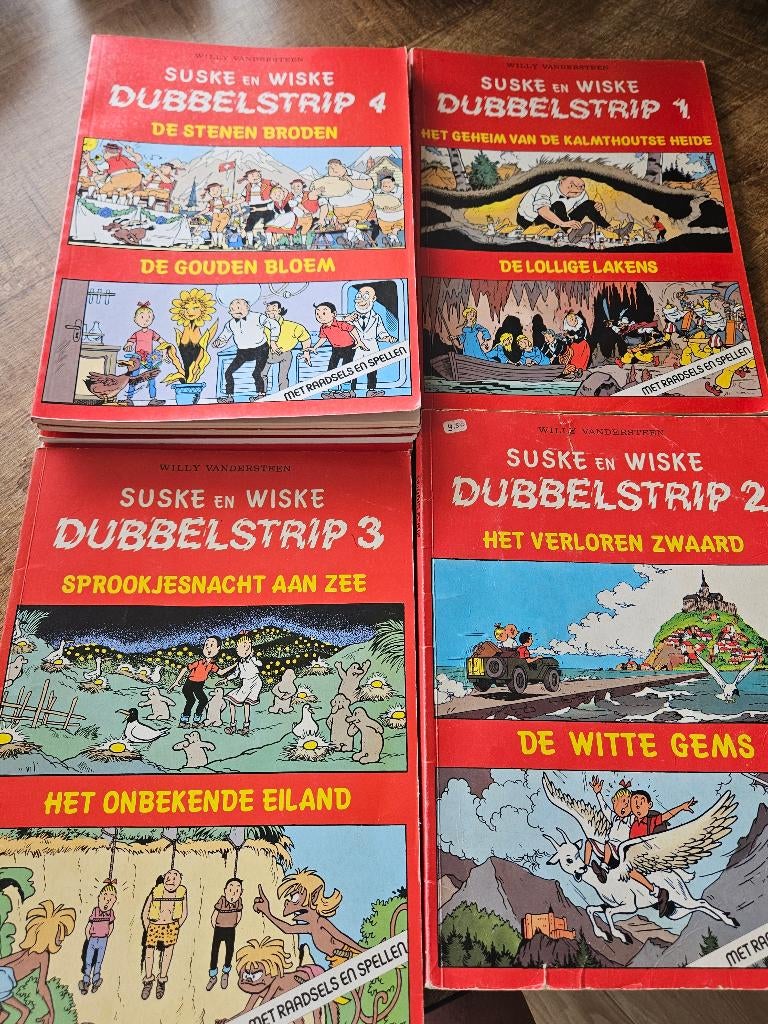 Suske en Wiske dubbelstrip, Willy Vandersteen, Meerdere stripboeken, Ophalen, Gelezen