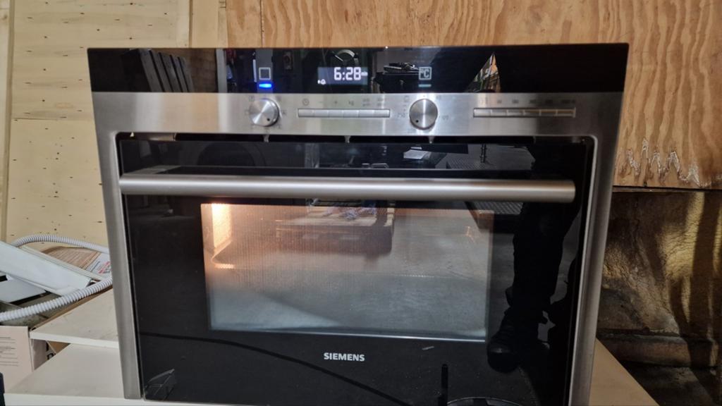 Siemens Inbouw Heteluchtoven met een magnetron, Ophalen, Hete lucht, Siemens, Inbouw