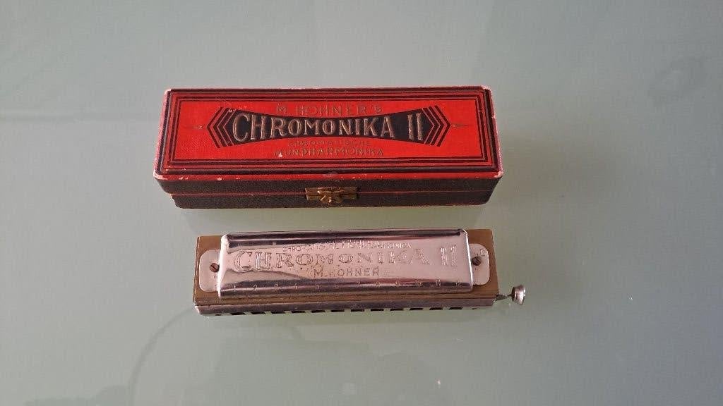 Hohner chromonica 2 mondharmonica C, Ophalen of Verzenden, Gebruikt