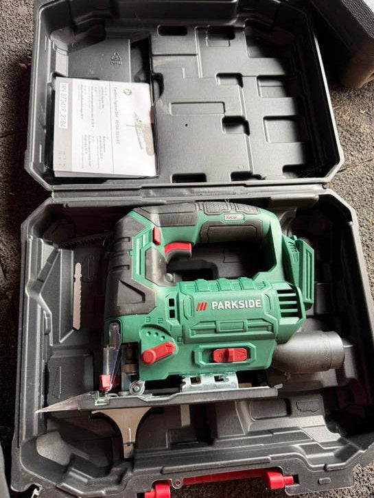 Decoupeerzaag Parkside ongebruikt PSTDA 20-Li B3, Ophalen, Decoupeerzaag, Zo goed als nieuw, 30 tot 70 mm