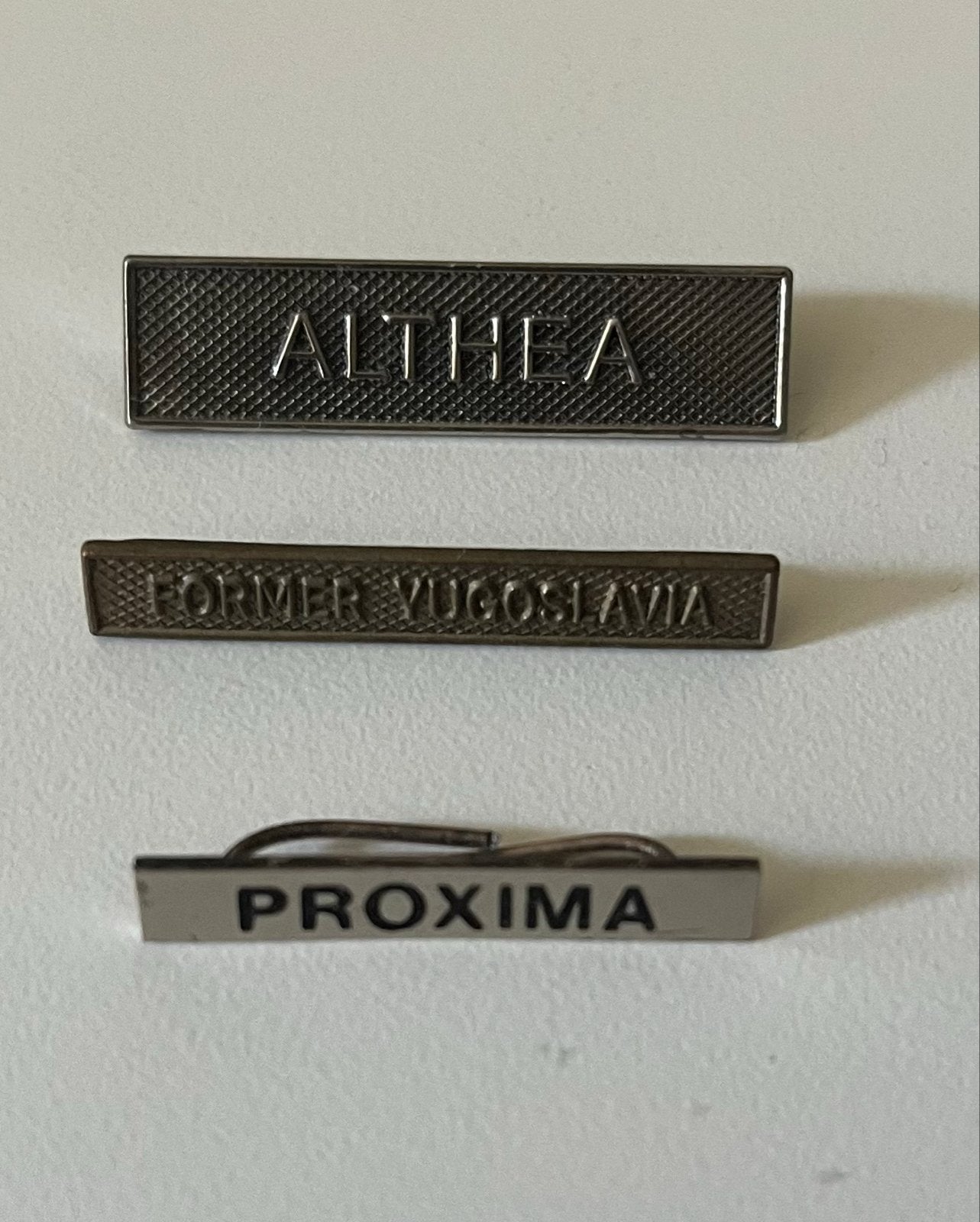 Diverse gespen: Althea, Former Yugoslavia, Proxima, Verzenden, Overige materialen