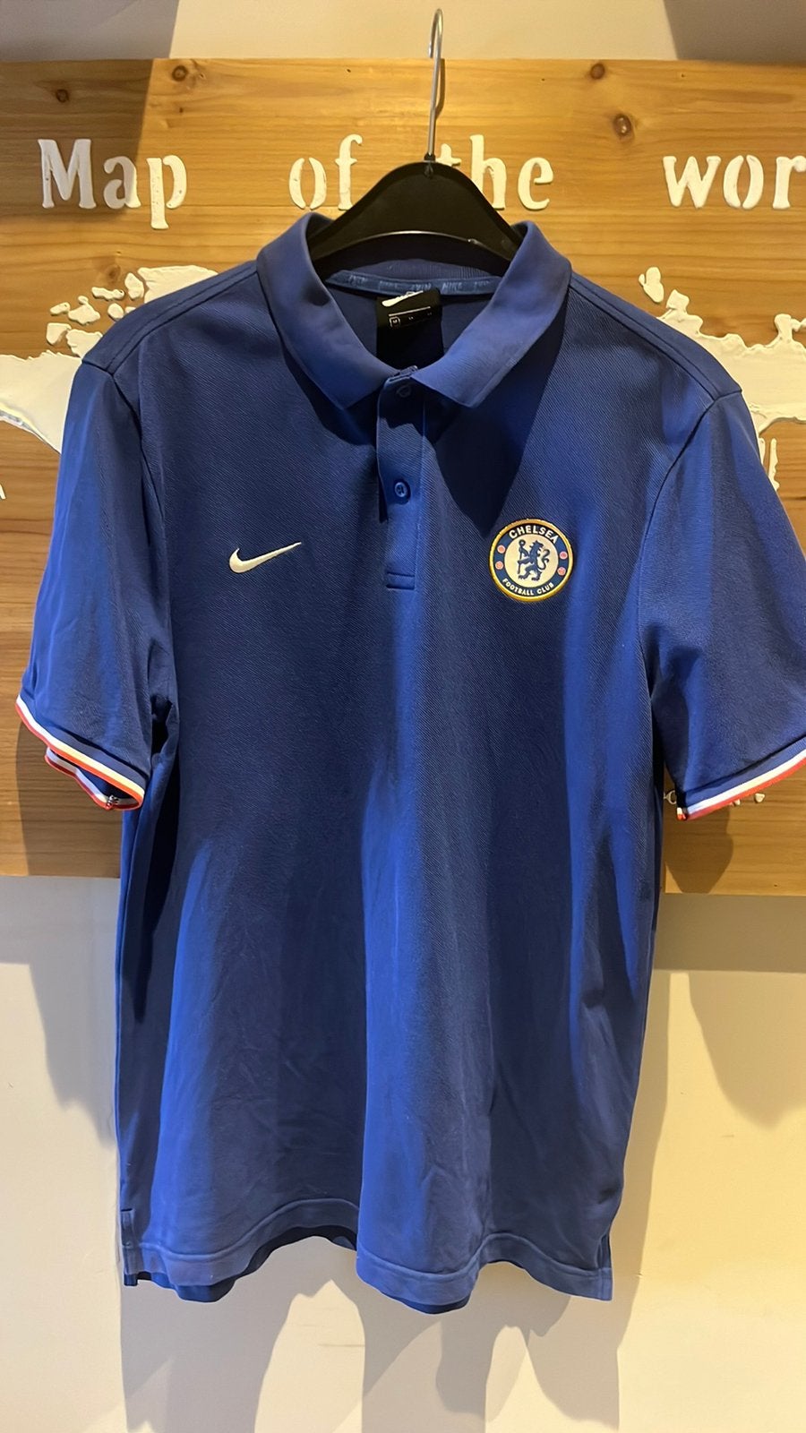 Nike Chelsea polo m, Ophalen of Verzenden, Zo goed als nieuw, Buitenlandse clubs, Shirt