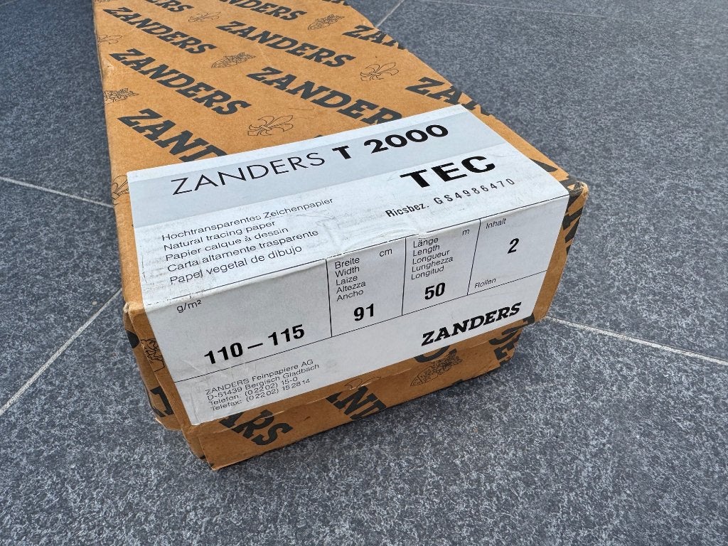 Te Koop Zanders Hoogtransparant Tekenpapier, Ophalen, Nieuw, Overige typen