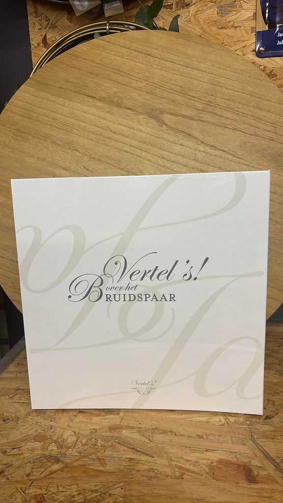 Gastenboek bruiloft vertel ‘s, Ophalen of Verzenden, Nieuw