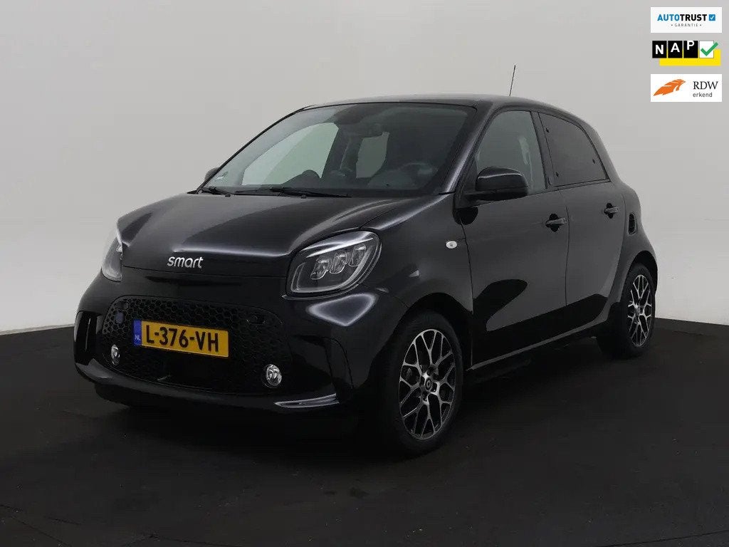 Smart Forfour EQ Comfort PLUS 18 kWh SOH 96%, Pano dak, Leer, Auto's, Smart, Automaat, Automatische klimaatregeling, Achterwielaandrijving