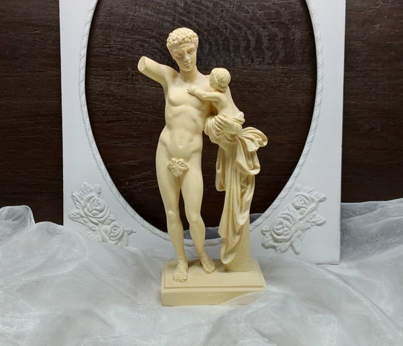 Beeld, Griekse god Hermes, Ophalen of Verzenden