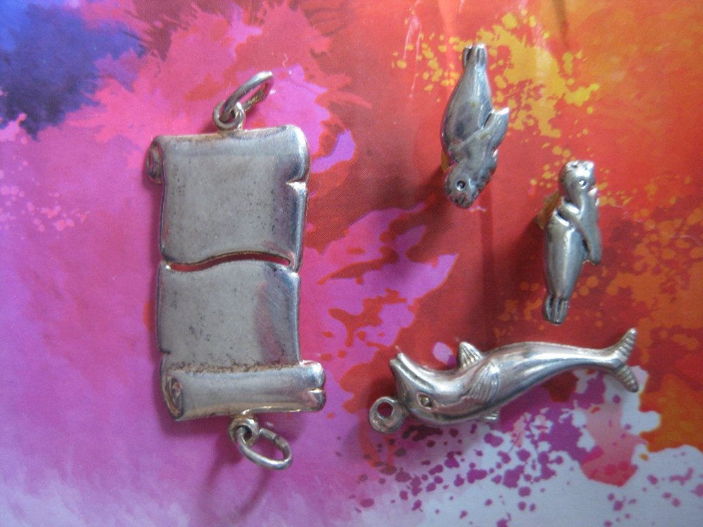 naamplaatje    oorbelletjes   hangerdolfijn, Sieraden, Tassen en Uiterlijk, Ophalen of Verzenden, Overige materialen, Oorbellen
