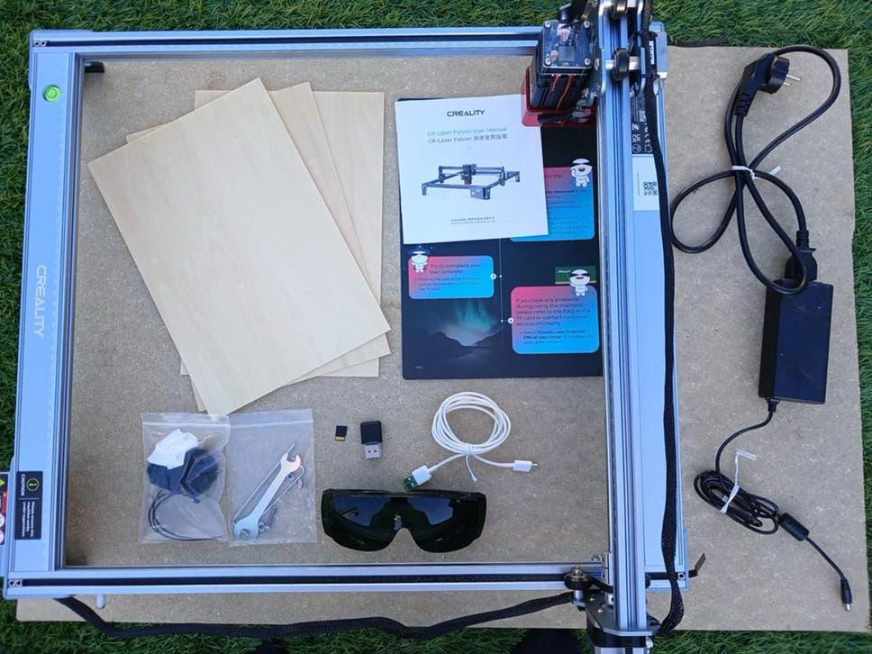 Creality Laser Falcon Engraver-5W, Computers en Software, 3D Printers, Zo goed als nieuw, Ophalen