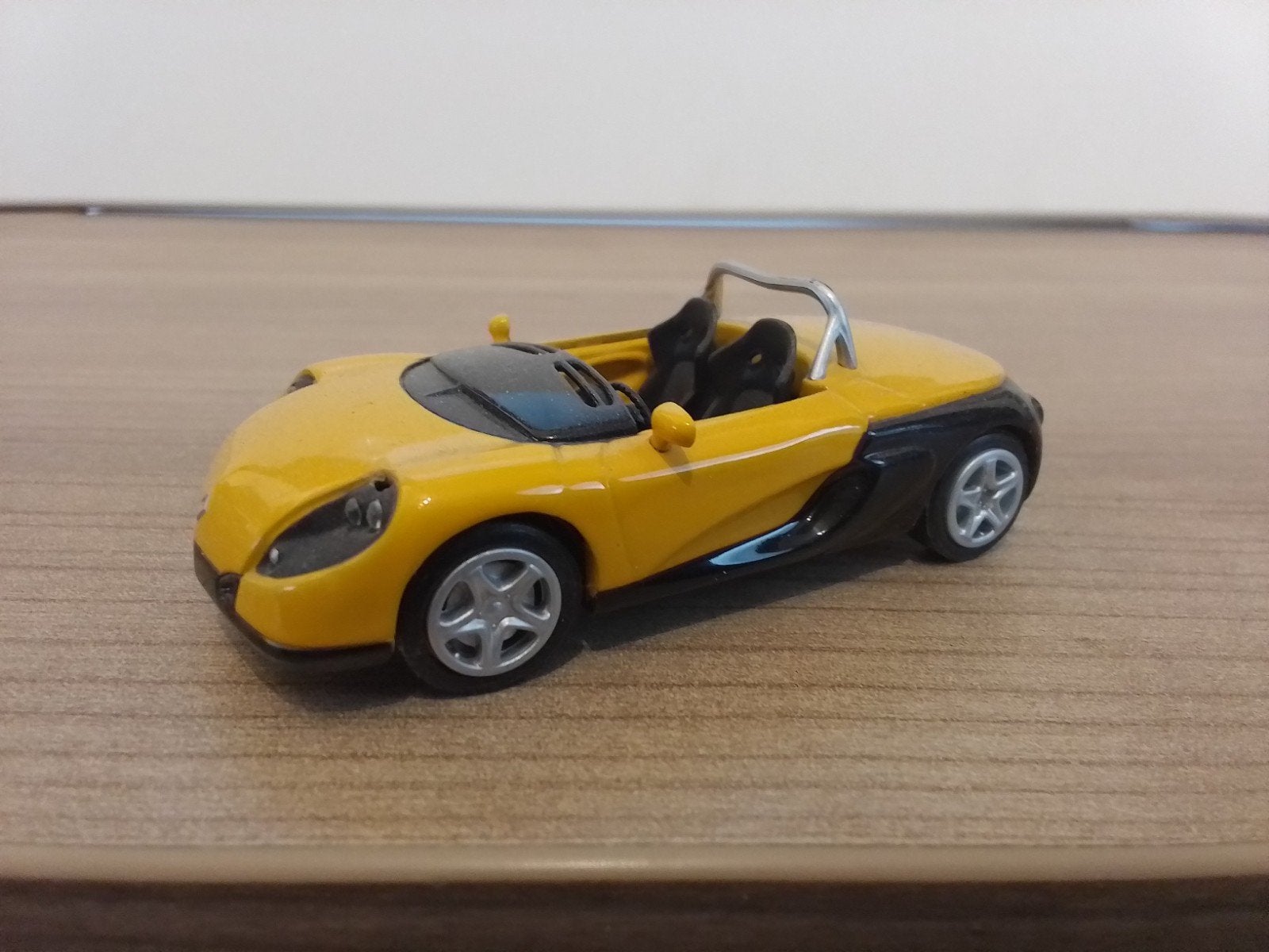 Del Prado.  RENAULT SPIDER. geel., Ophalen of Verzenden, Zo goed als nieuw, Auto, Overige merken