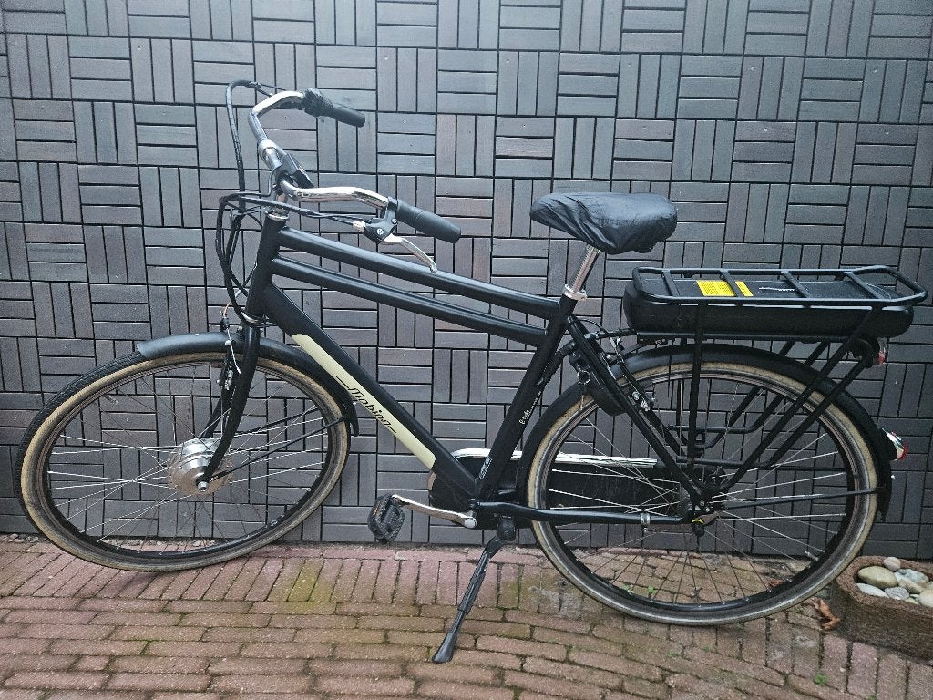 Mobion electrische herenfiets, Gebruikt, Velgrem, Versnellingen, 53 tot 57 cm