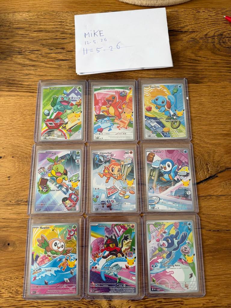 Pokémon Celebrations first partner Set mint, Ophalen of Verzenden, Zo goed als nieuw