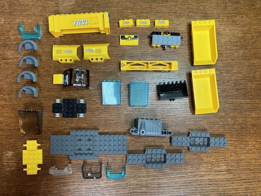 Lot LEGO Bouwvakkers Voertuigen Verzameling 1, Ophalen of Verzenden, Gebruikt, Losse stenen, Lego