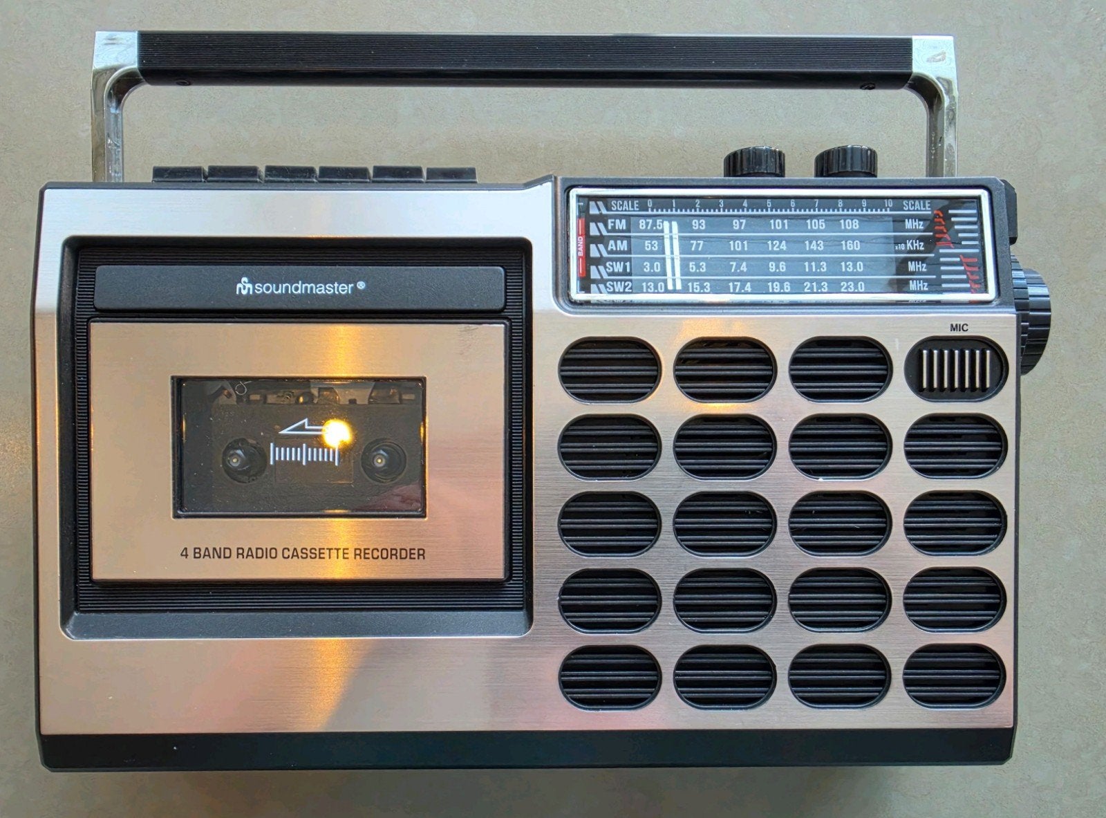 Soundmaster Radio Cassette Recorder - Zo goed als nieuw, Ophalen of Verzenden