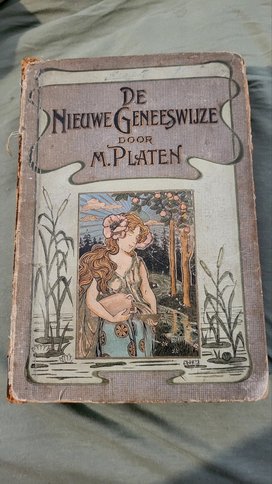 De Nieuwe Geneeswijze door M. Platen - Antiek Medisch Boek, Boeken, Ophalen of Verzenden, Gelezen, Overige typen