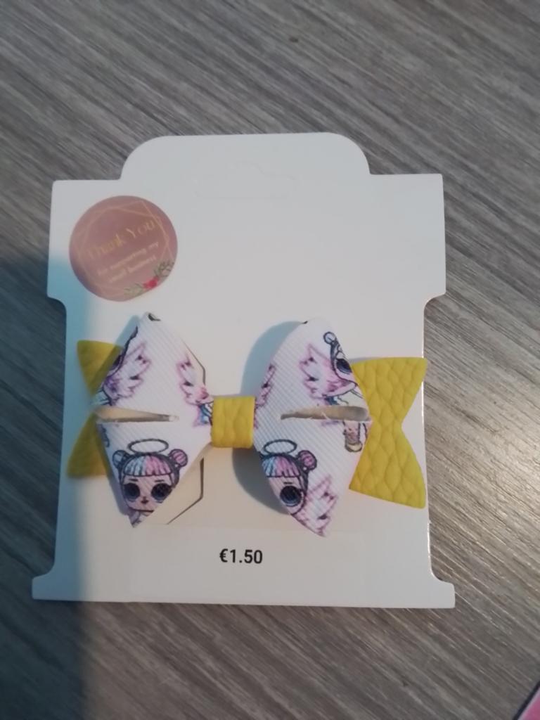 Nieuw handgemaakt haarstrikje met LOL Surprise print, Ophalen of Verzenden, Nieuw, L.o.l.
