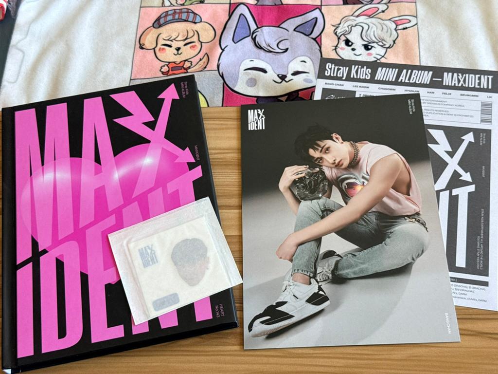 Stray Kids Bang Chan Maxident album, Verzamelen, Muziek, Artiesten en Beroemdheden, Ophalen of Verzenden, Zo goed als nieuw, Cd of Plaat