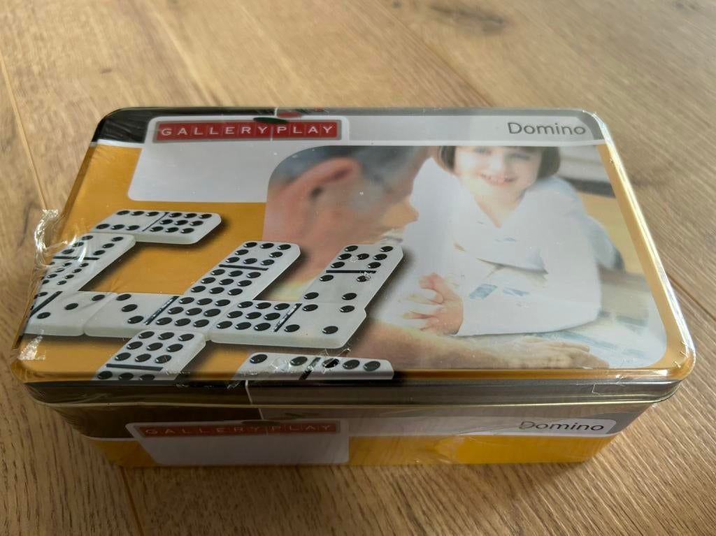 Domino spel in fraai blik, Ophalen of Verzenden, Nieuw