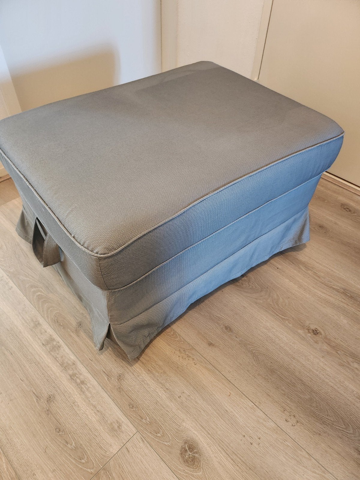 IKEA Ektorp Hocker, Poef, Voetenbank, Ophalen, Gebruikt, 75 tot 100 cm, Stof