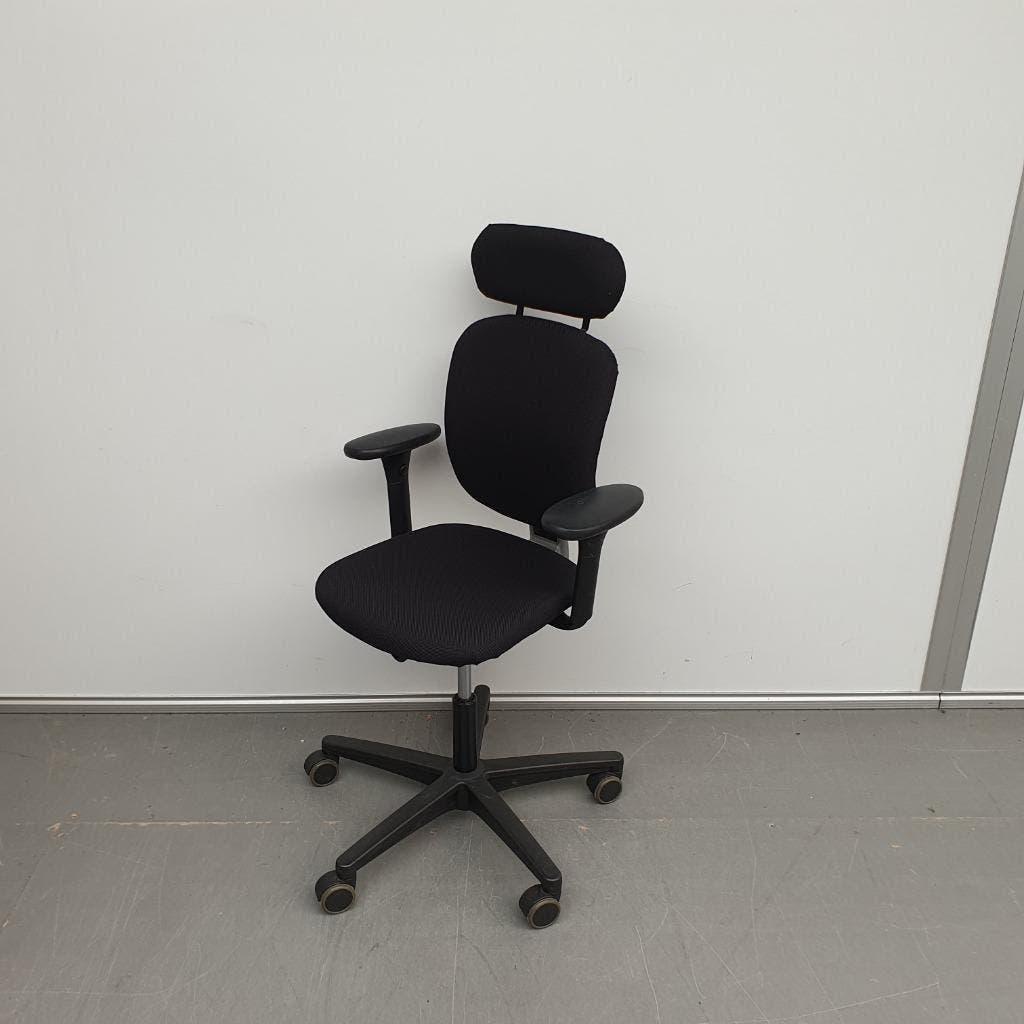 10x Ahrend 262 bureaustoelen met hoofdsteun en nieuwe stof