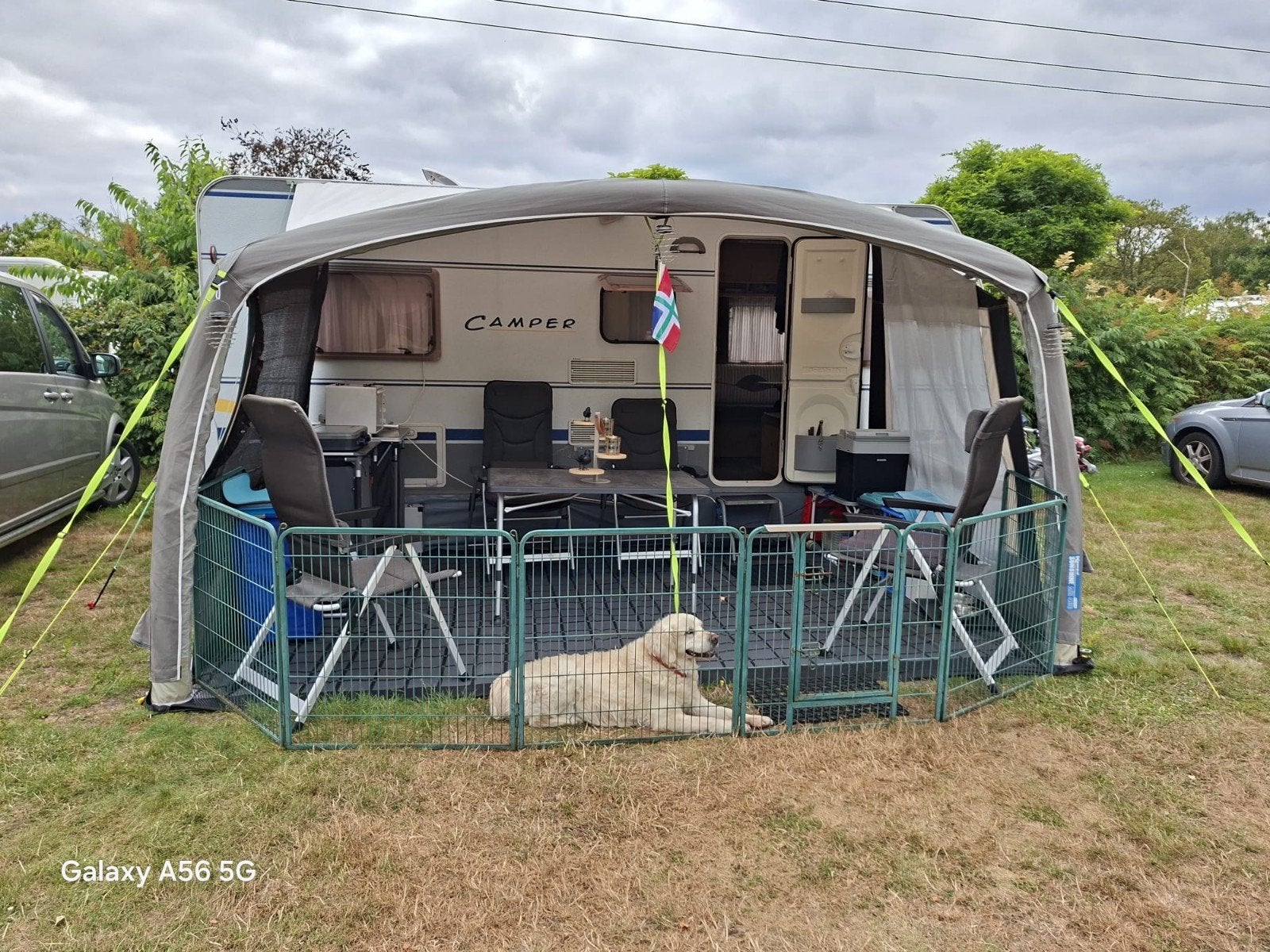 Kampa Sunshine Air Pro 400 opblaasbare luifel met zijwanden, Caravans en Kamperen, Voortenten en Luifels, Ophalen, Gebruikt, Dometic