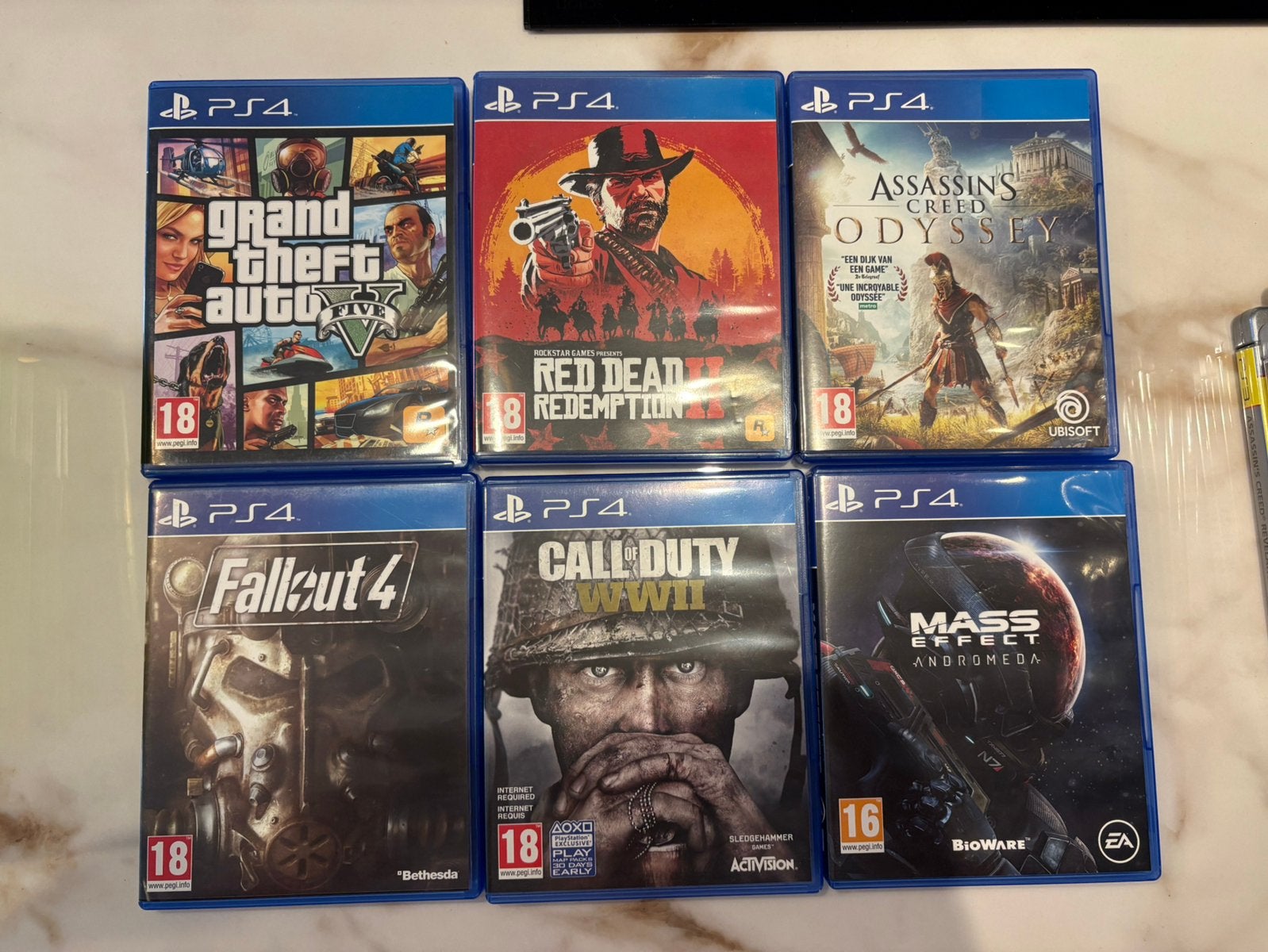 PS4 PLAYSTATION GAMES OA GTA 5, FALLOUT, RED DEAD, Ophalen of Verzenden, Zo goed als nieuw