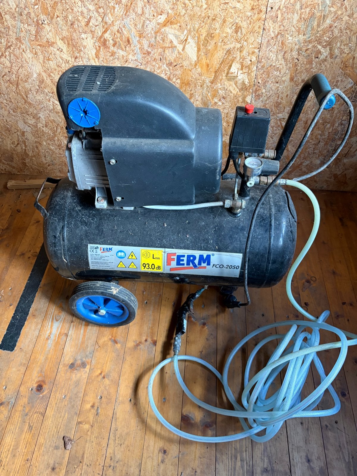 Ferm FCO-2050 Compressor, Ophalen, Gebruikt, 25 tot 100 liter, 200 tot 400 liter/min
