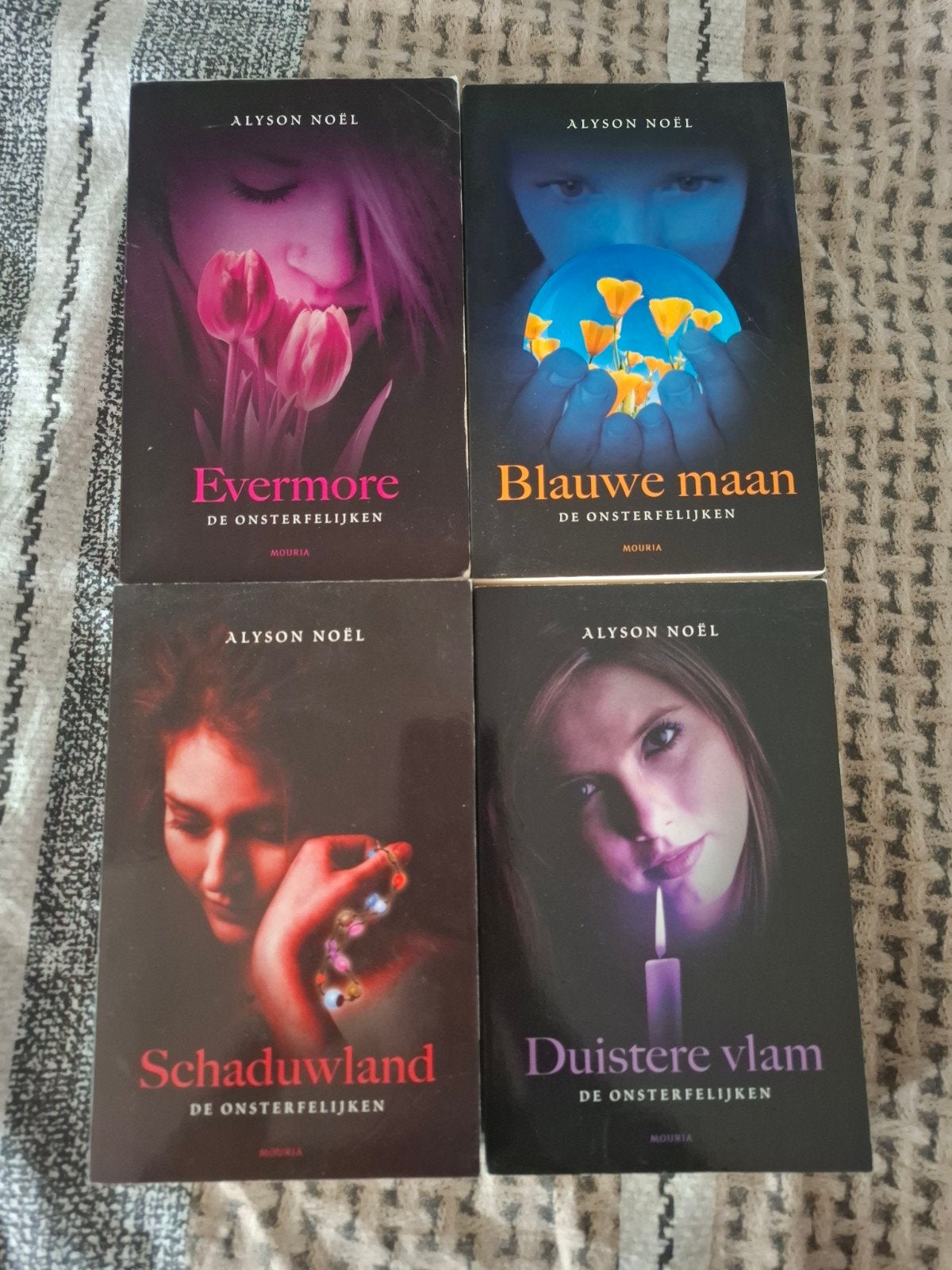 Boek 1 t/m 4 van De Onsterfelijken series, Alyson Noël, Boeken, Ophalen of Verzenden, Gelezen, Alyson Noël