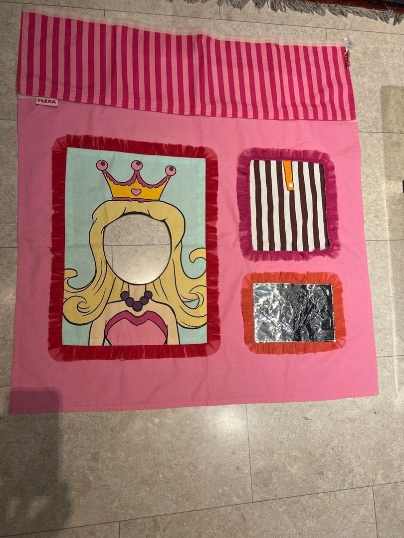 Flexa Princess bedgordijn roze / speelgordijn complete set, Ophalen of Verzenden, Zo goed als nieuw, Meisje