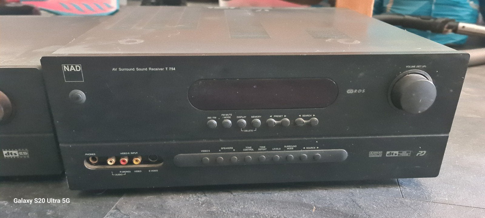 NAD T 754 AV Surround Sound Receiver, 120 watt of meer, Ophalen, Overige merken, Gebruikt