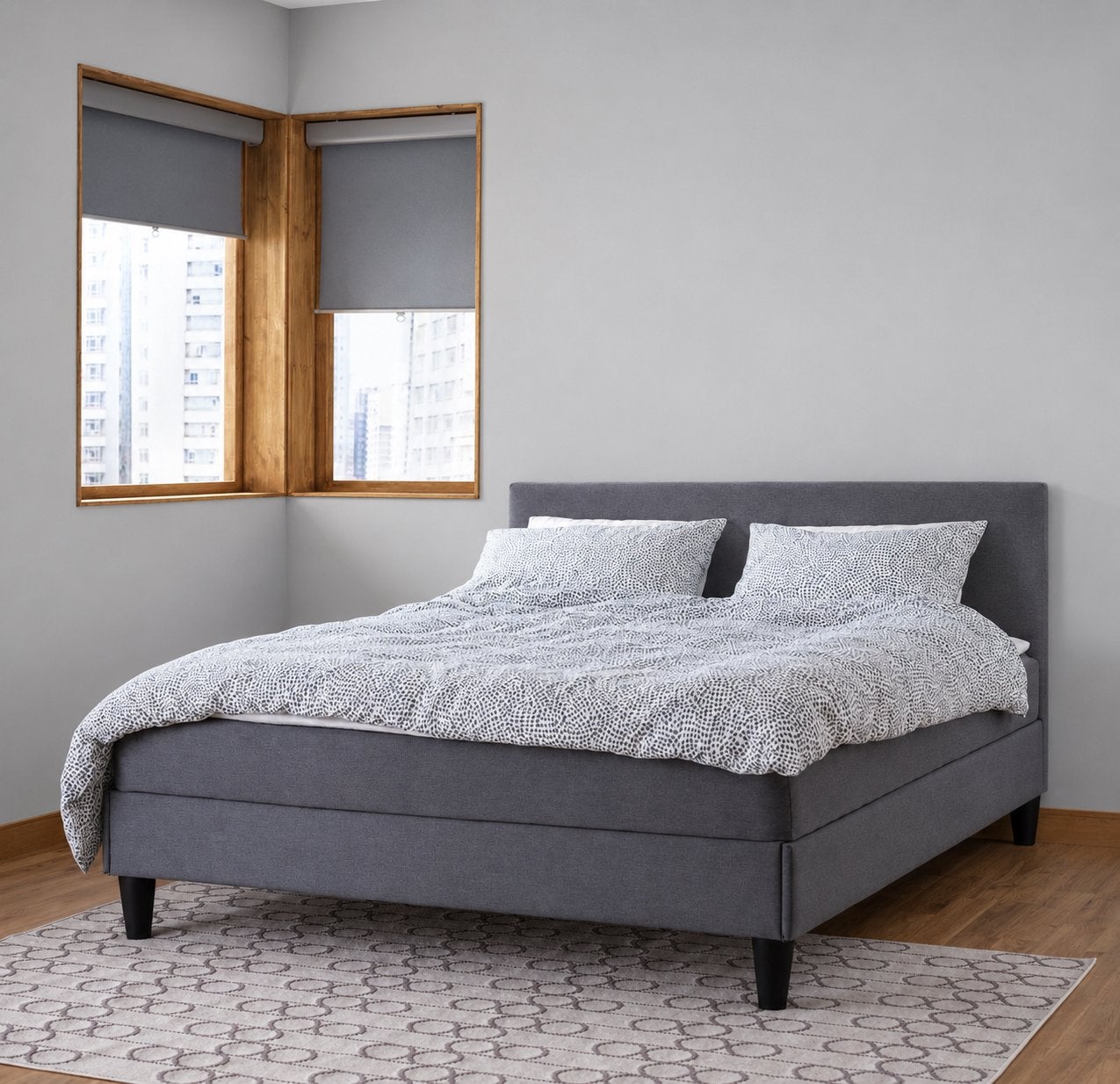 IKEA Boxspring Säbovïk 140x200 - Tweepersoonsbed, Ophalen, Gebruikt, Tweepersoons, 140 cm
