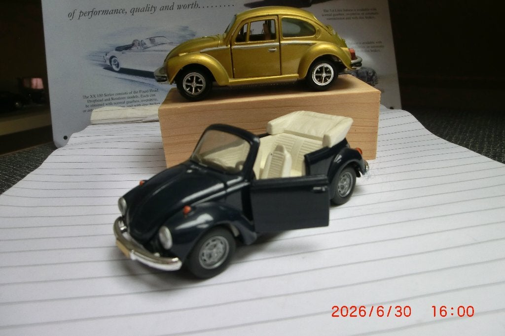 2x VW Kever Gama en Siku 1:43, Ophalen of Verzenden, Nieuw, Auto, Gama