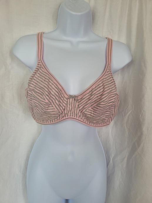Grijs-roze beugel BH mt 100B merk Ulla Popkin, ., Ophalen of Verzenden, BH, .