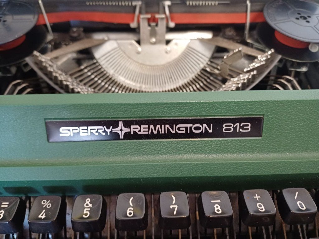 Sperry Remington 813 typemachine, -, -, Ophalen of Verzenden, Zo goed als nieuw