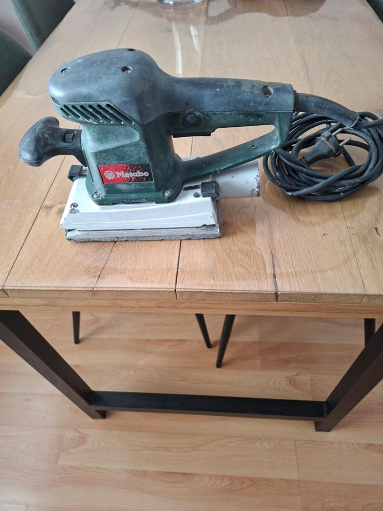 Metabo Vlakschuurmachine, Doe-het-zelf en Verbouw, Gereedschap | Schuurmachines, Ophalen, Gebruikt, Minder dan 600 watt, Vlakschuurmachine