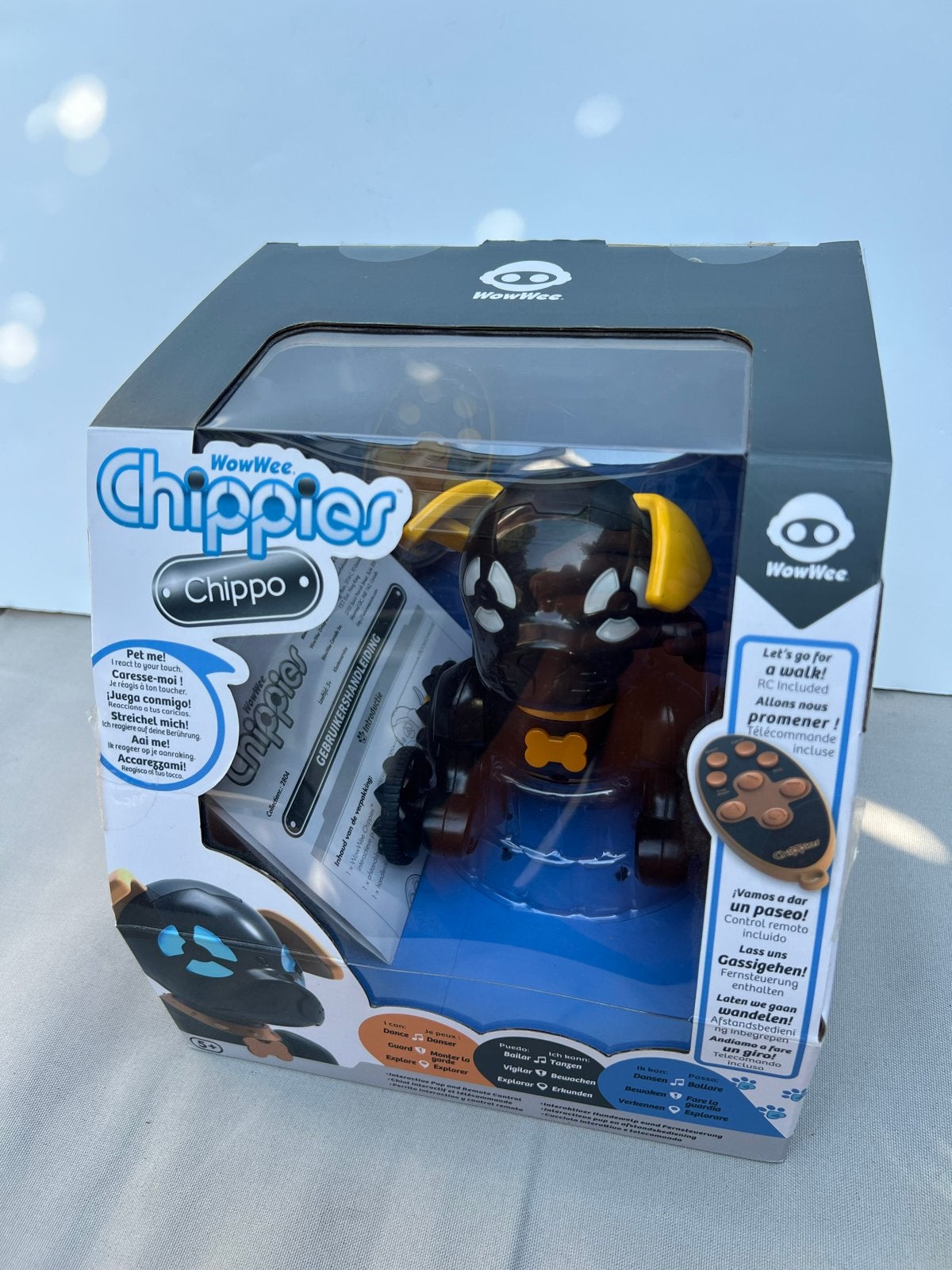 WowWee Chippies Chippo Robot Hond met Afstandsbediening, Ophalen, Zo goed als nieuw, Jongen of Meisje
