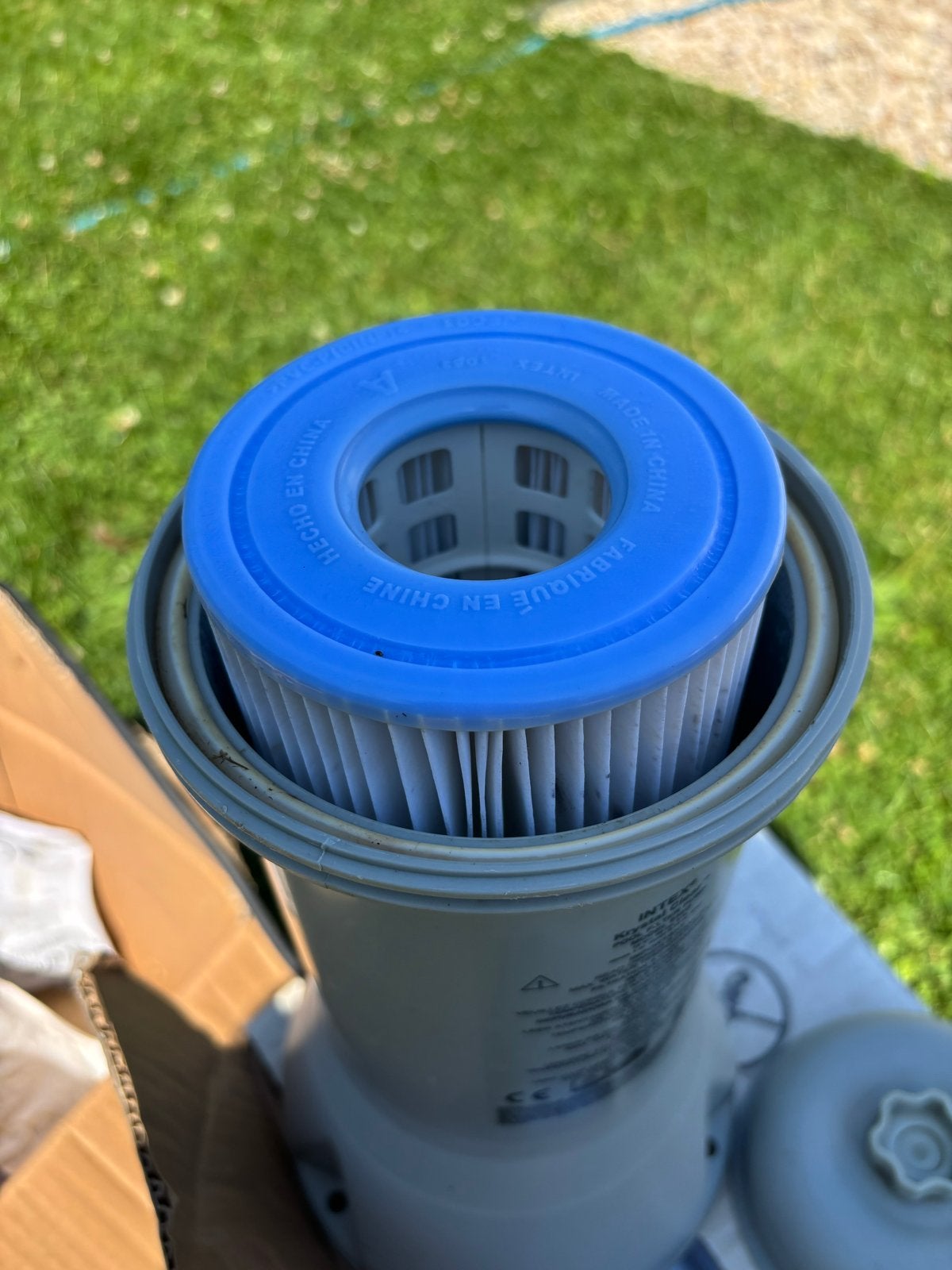 Intex Krystal Clear filterpomp (model 638G) zonder adapter, Ophalen, Gebruikt, Zwembadpomp