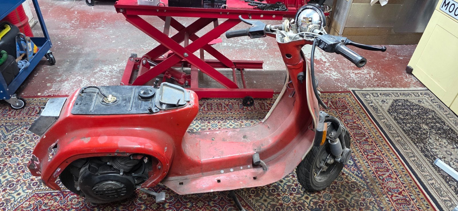 Vespa PK50 1987 4 vers. project, Ophalen, Gebruikt, Overige modellen, 49 cc
