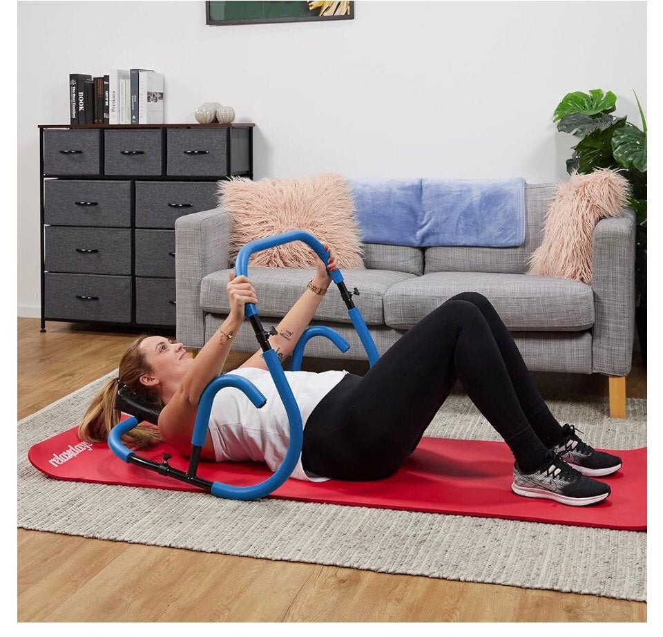 Buikspiertrainer - blauw, Sport en Fitness, Fitnessapparatuur, Ophalen of Verzenden, Nieuw