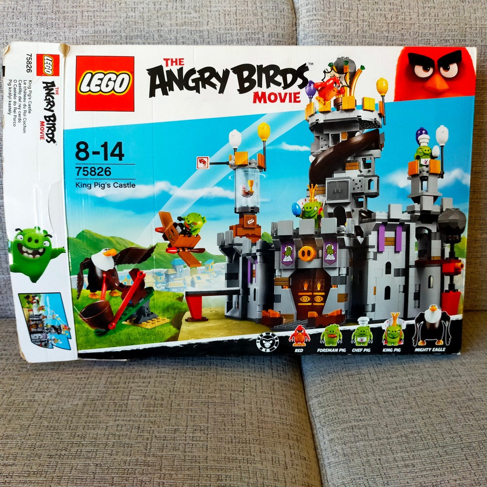 LEGO The Angry Birds Movie 75826 King Pig's Castle, Gebruikt, Inclusief instructies, Overige thema's, Lego