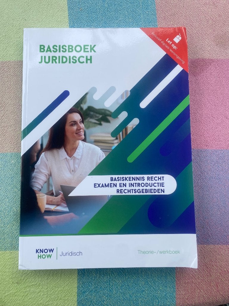 Basisboek juridisch, Boeken, Ophalen of Verzenden, Zo goed als nieuw, MBO, Gamma