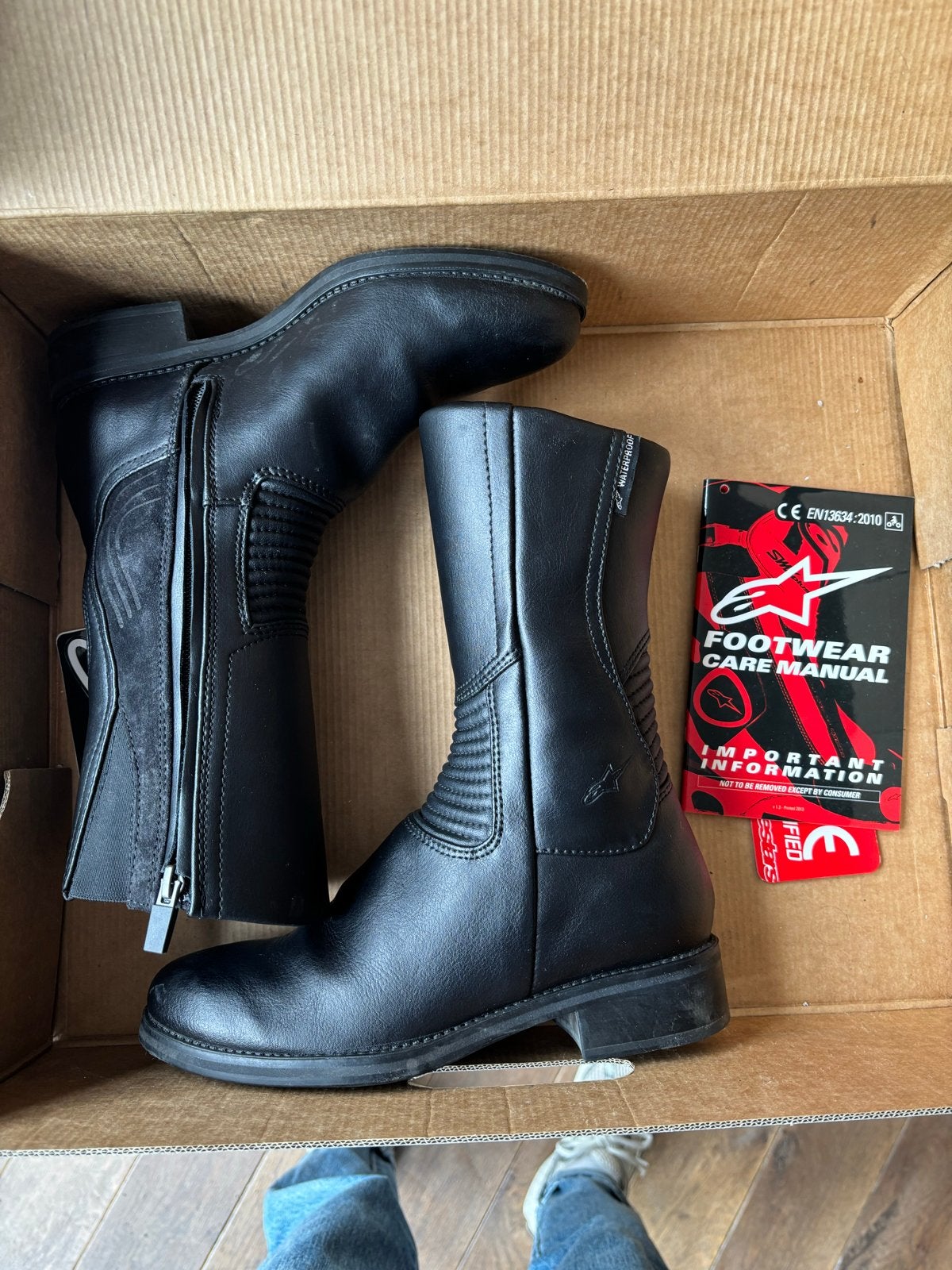 Alpinestars Vika Waterproof motorlaarzen dames, maat 36, Motoren, Ophalen, Tweedehands, Dames, Laarzen