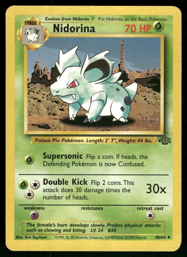 Nidorina 40/64 - Jungle (NM), Verzenden, Gebruikt