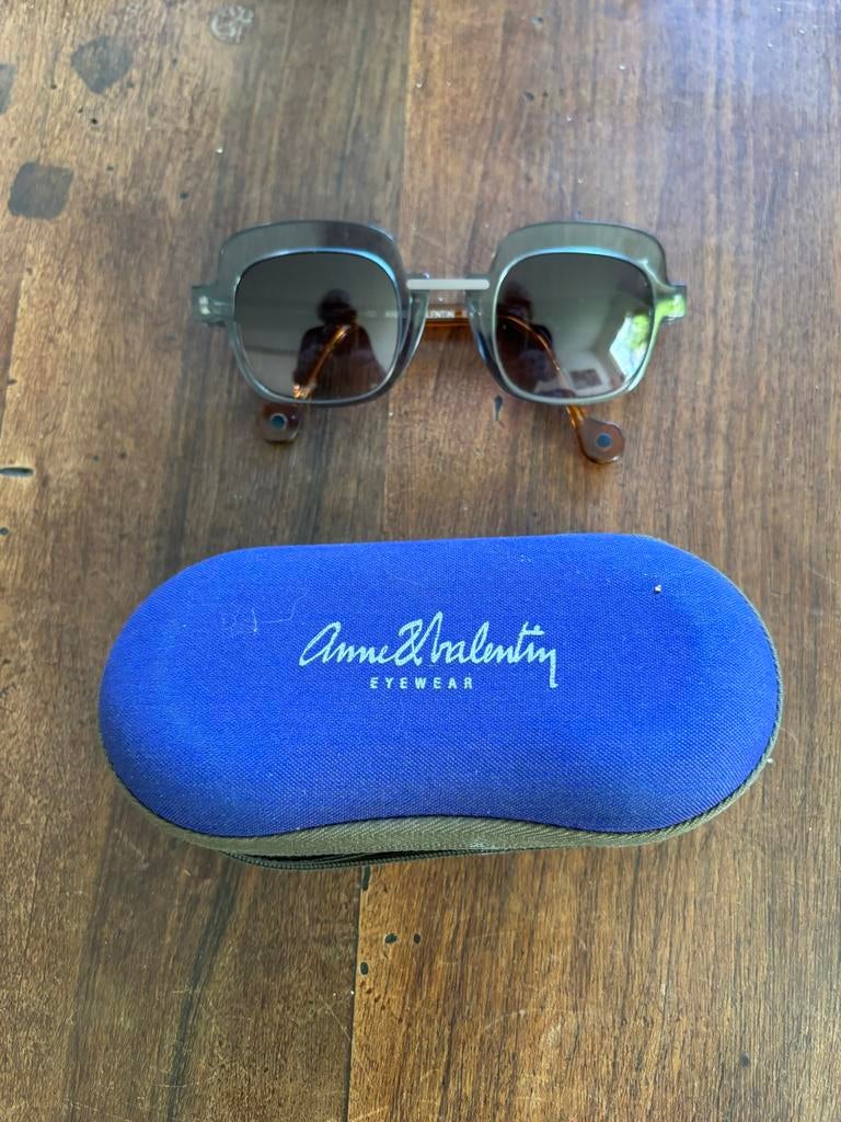 Anne & Valentin dames zonnebril, Overige merken, Gebruikt, Zonnebril, Bruin