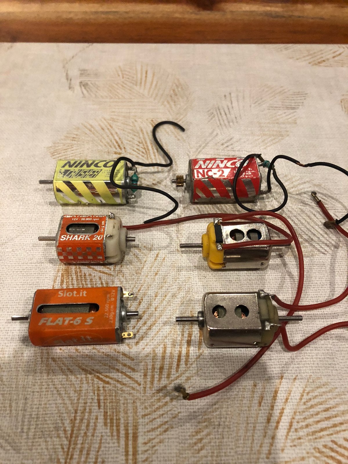 6x slotcar motoren, Ophalen of Verzenden, Gebruikt, Elektrisch, Overige merken