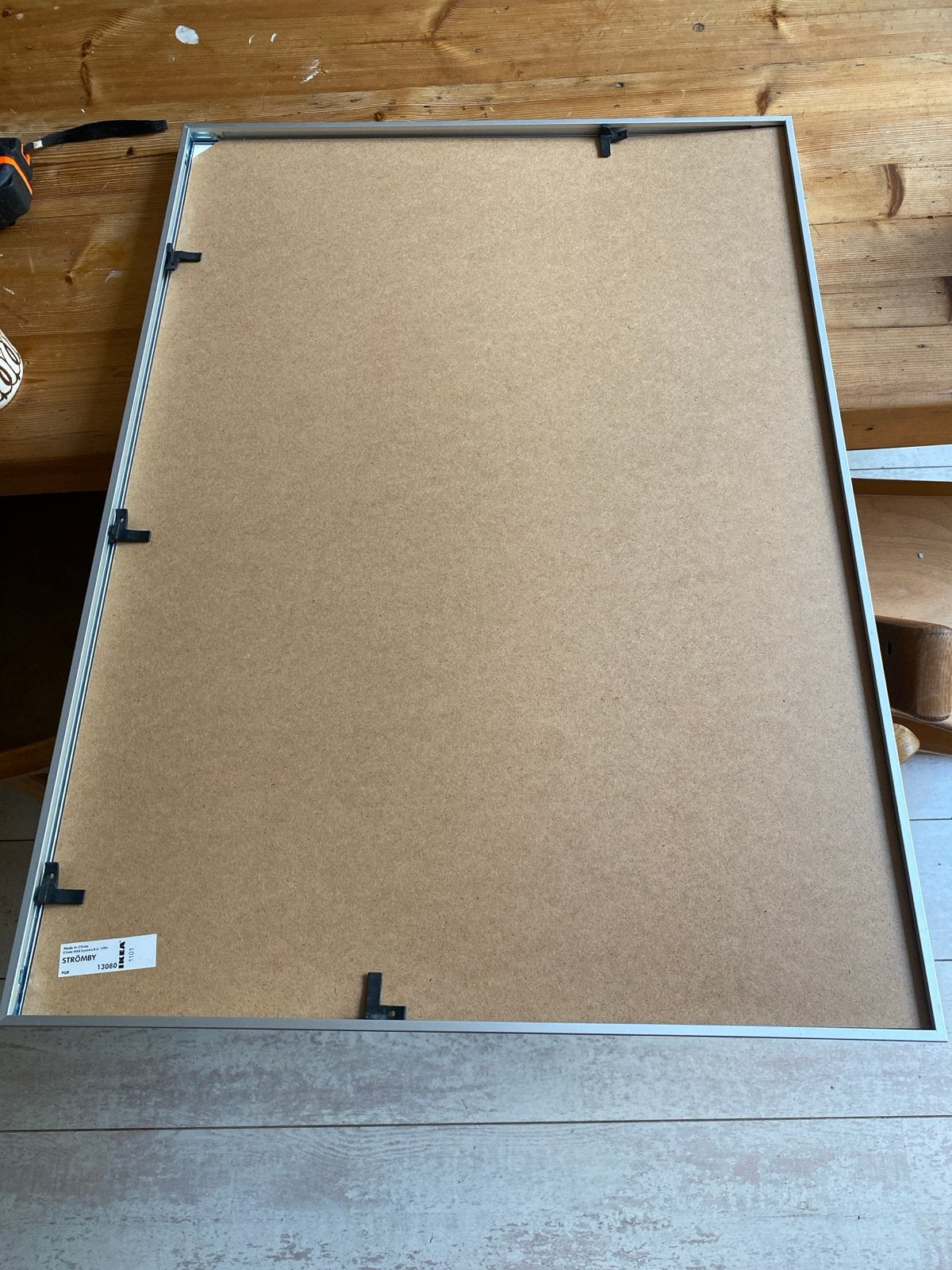 IKEA Strömby wissellijst 50x70 cm, Ophalen, Metaal, Zilver, Hangend