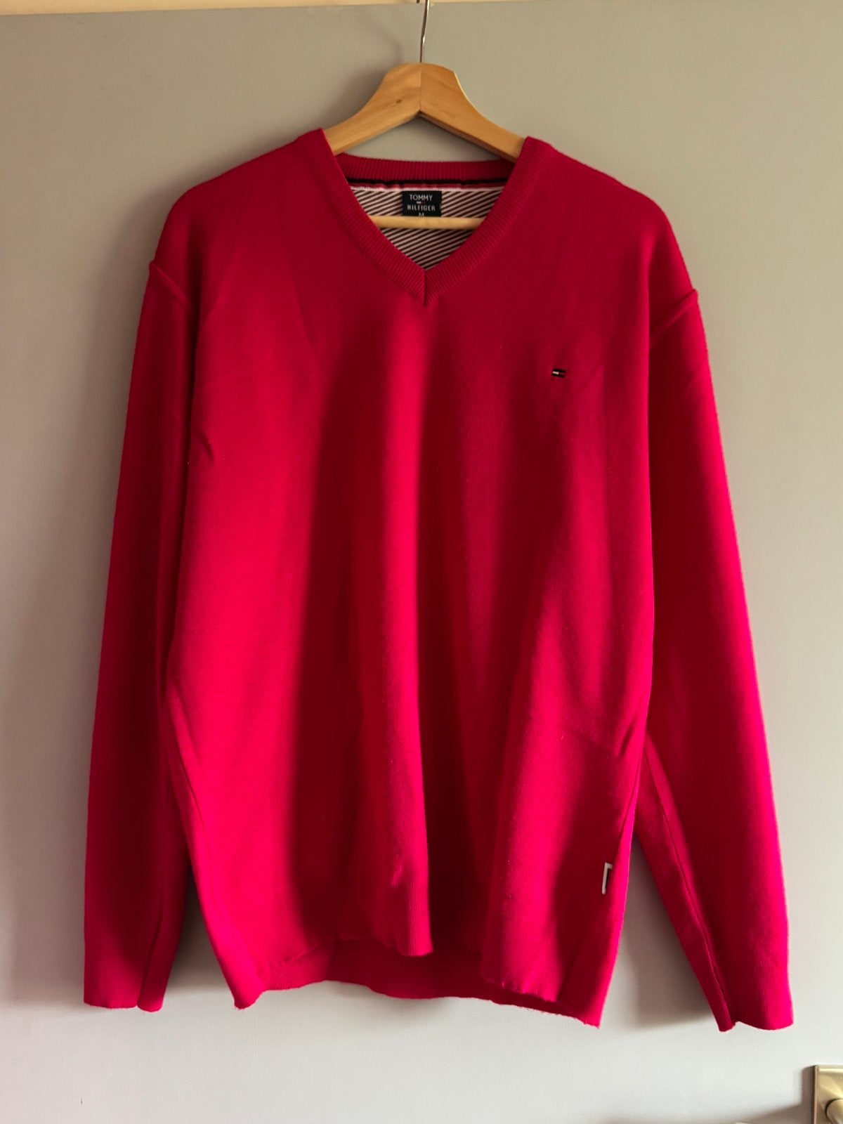 Tommy Hilfiger trui roze maat m, Verzenden, Zo goed als nieuw, Maat 38/40 (M), Roze