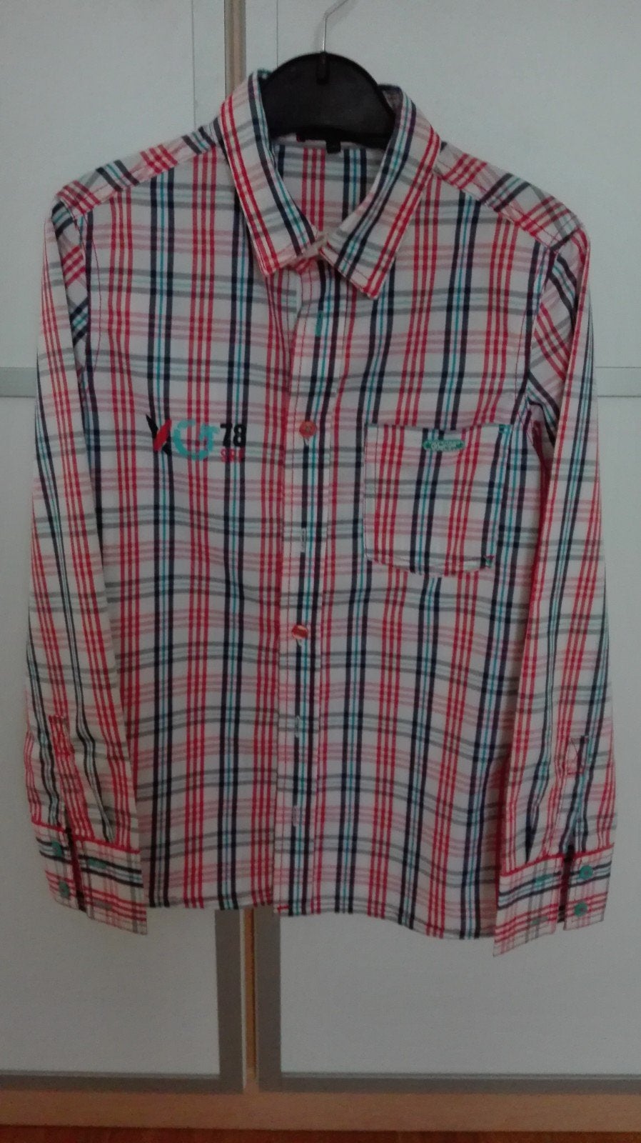 Geruit overhemd (Gymp)  mt140, Nieuw, Ophalen of Verzenden, Shirt of Longsleeve, Baker Bridge