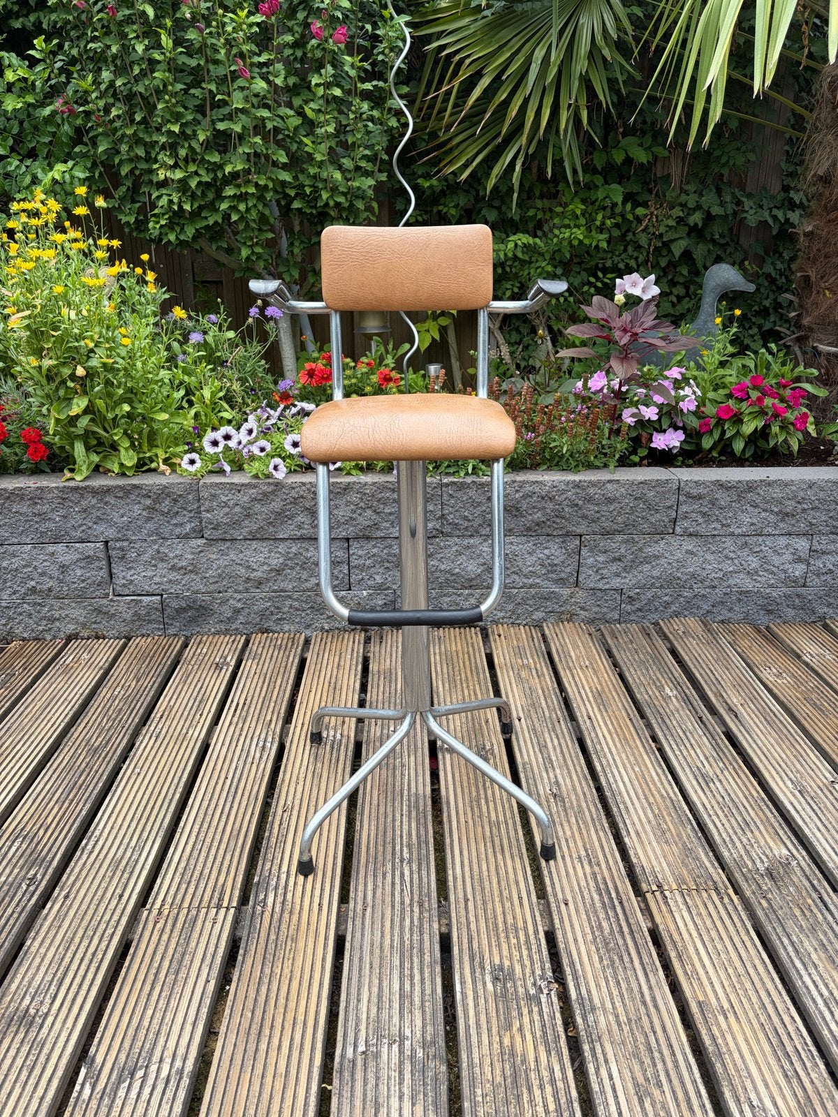 Vintage Kappersstoel uit de jaren '50 - Opknapper, Antiek en Kunst, Ophalen